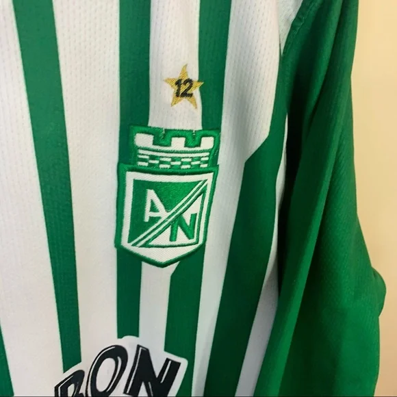 SOLD: Nike Dri-Fit Colombia Postobon Atletico Nacional Soccer Jersey Men’s Size - Picture 6 of 16